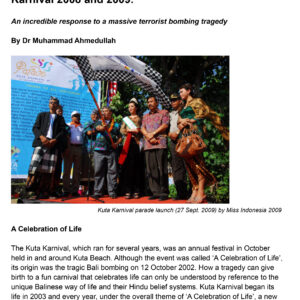 Bali Bombing 2002, Tri Hita Karana and the Kuta Karnival